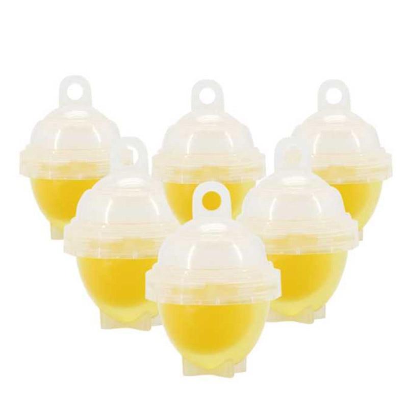 Forma de Silicone para Ovos (6 Pcs)